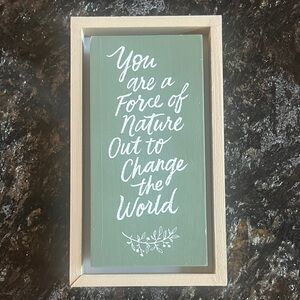 Hallmark Sage Green Inspirational Framed Wall Art
